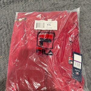 Fila Bold Red Zip-Up Jacket XXL